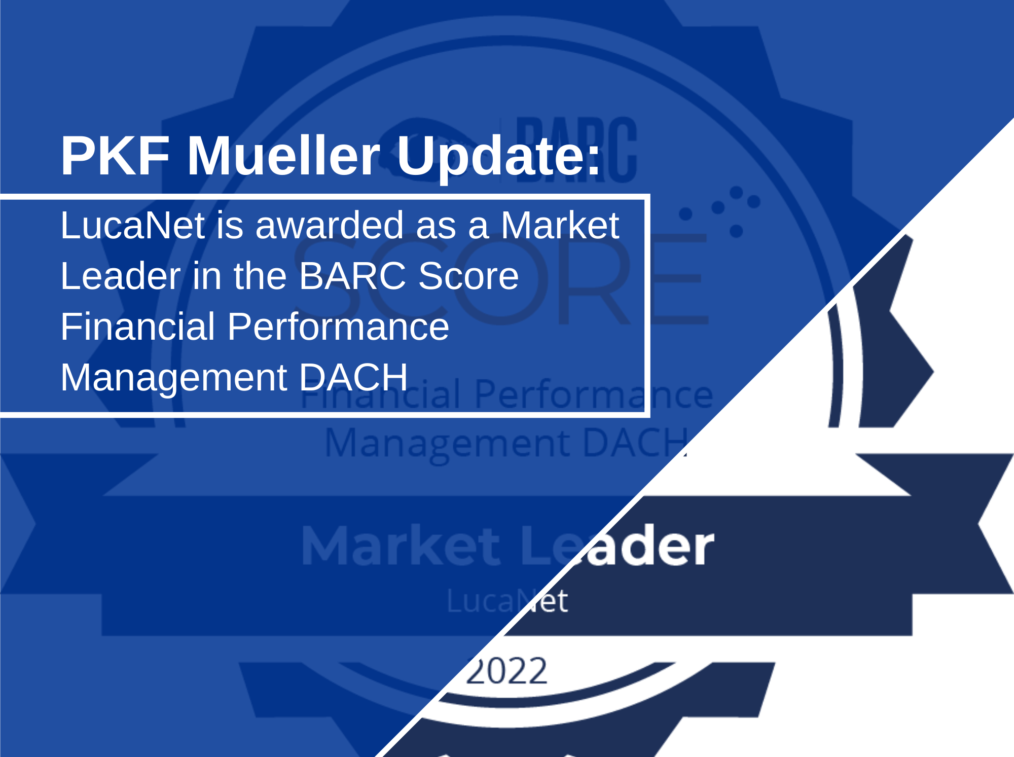 LucaNet awarded for BARC Financial Management score.